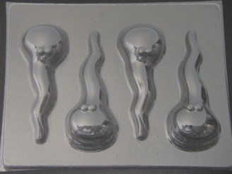 142x Cute Spermies Sperm Chocolate or Hard Candy Mold